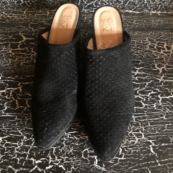 Yoki Shoes - Black Yoki clog/mule